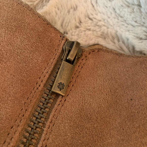 Lucky Brand Eleanor Suede Embroidered Boots - Picture 6 of 8